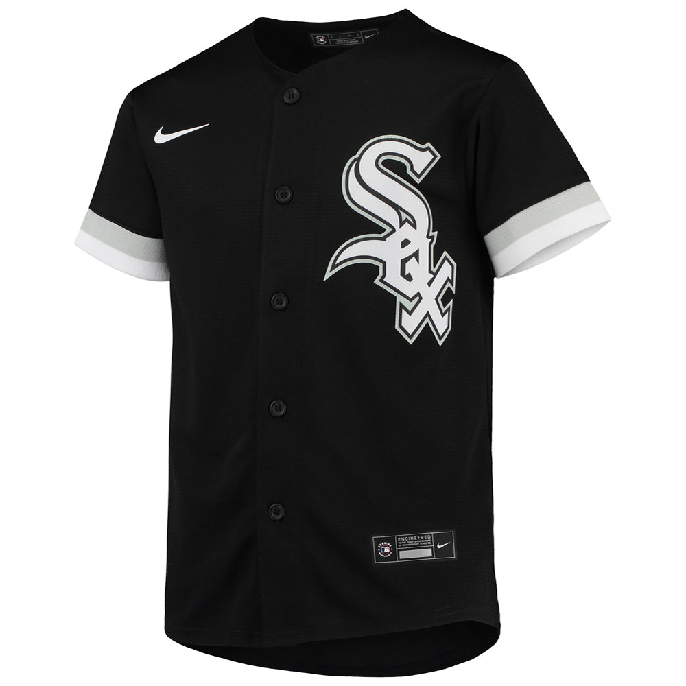 Youth Chicago White Sox Luis Robert Alternate Player Jersey - Black